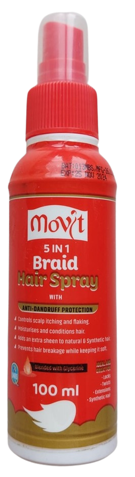 MOVIT 5in1 Braid Hair Spray 100ml